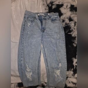 Eunina Light Blue Straight Leg Jeans